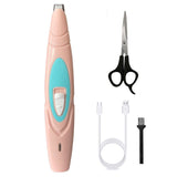 Professional Lightweight Silent Electric Dog Foot Hair Trimmer-Wiggleez-Blue-Wiggleez