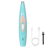 Professional Lightweight Silent Electric Dog Foot Hair Trimmer-Wiggleez-Blue-Wiggleez