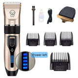 Professional Silent Cordless Dog Hair Trimmer Set-Wiggleez-Gold-Wiggleez