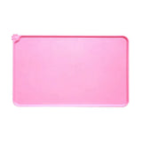 Silicone Dog Cat Non-Stick Waterproof Feeding Tray Mat-Dog Supplies-Wiggleez-Pink-Wiggleez
