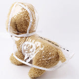 Transparent Raincoat For Small and Medium Dogs-Wiggleez-White-XS-Wiggleez