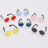 Vintage Round Cat Sunglasses-Wiggleez-Silver Transparent-Wiggleez