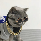 Vintage Round Cat Sunglasses-Wiggleez-Silver Transparent-Wiggleez