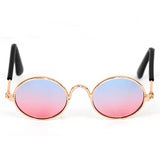 Vintage Round Cat Sunglasses-Wiggleez-Gradient blue-Wiggleez