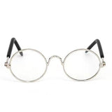 Vintage Round Cat Sunglasses-Wiggleez-Silver Transparent-Wiggleez