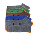 Warm Dog Bathrobe Towel-Wiggleez-Green-S-Wiggleez