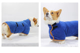 Warm Dog Bathrobe Towel-Wiggleez-Green-S-Wiggleez