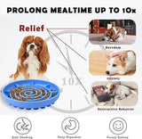 Anti-Slip Slow Food Bowl Anti-choking Silicone Toy Food Plate-Wiggleez-Image Color-Wiggleez