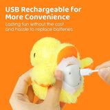 Interactive Electric Flapping Duck Bird Cat Toys With Catnip Vibration Sensor-Wiggleez-Flapping Duck-Wiggleez