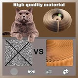 Interactive Magic Organ Cat Scratch Board Round Corrugated Cat Scratching Toy-Wiggleez-Wiggleez