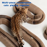 Interactive Magic Organ Cat Scratch Board Round Corrugated Cat Scratching Toy-Wiggleez-Wiggleez