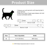 Personalized Nylon Quick Release Safety Breakaway Personalized Cat Collar-Wiggleez-048 Rose-20-30 cm-Wiggleez